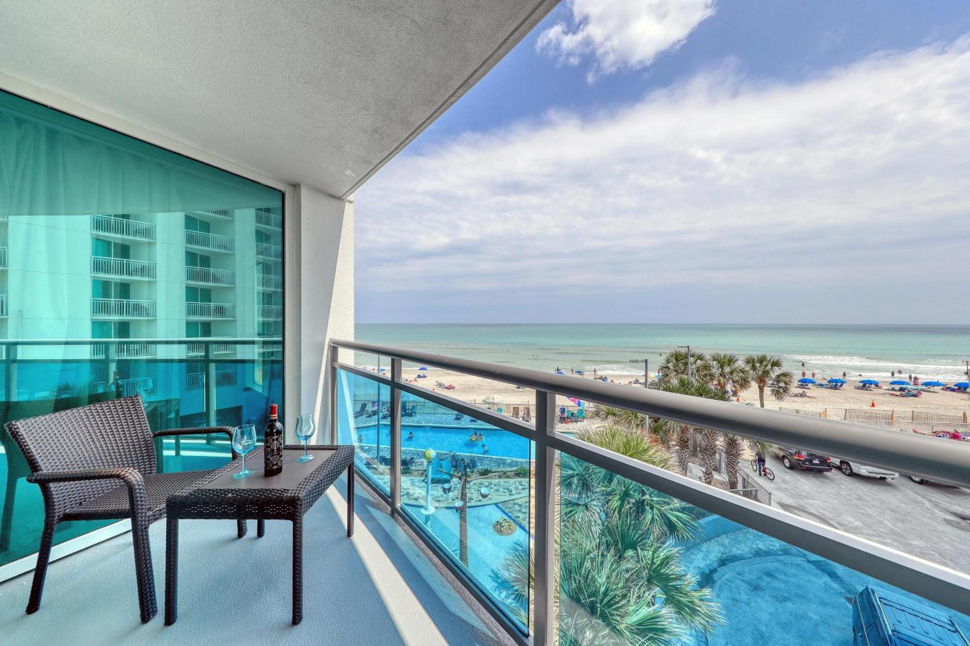 107 S Ocean Blvd, 0308 - Ocean Front Sleeps 6 Villa Myrtle Beach Ngoại thất bức ảnh