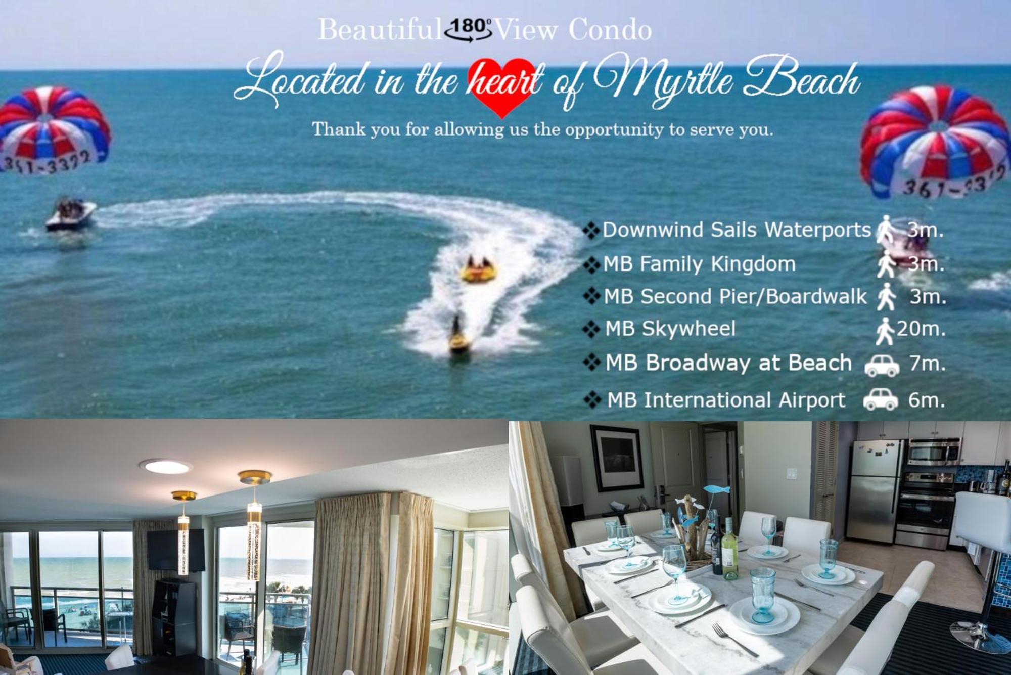 107 S Ocean Blvd, 0308 - Ocean Front Sleeps 6 Villa Myrtle Beach Ngoại thất bức ảnh
